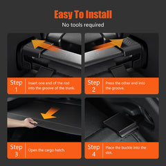 Retractable Trunk Cargo Cover Privacy Shield For BYD Sealion 6 (2024-2026)