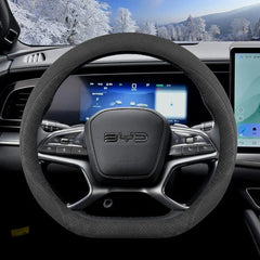 Car Steering Wheel Cover Ultra Thin Leather For BYD Sealion 7 (2025-2026)