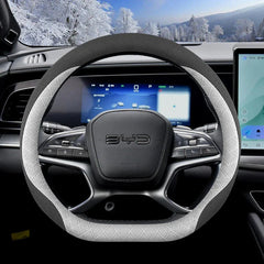 Car Steering Wheel Cover Ultra Thin Leather For BYD Sealion 7 (2025-2026)