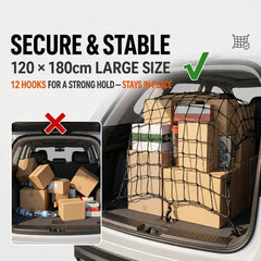 Universal Elastic Cargo Net for Ute Tub, Boot & Roof Rack for BYD (2023-2026)