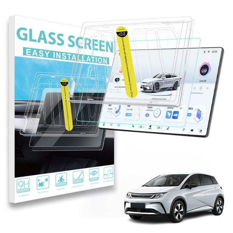 HD Dust-Free Installation Tempered Glass Screen Protector for BYD Dolphin (2023-2026)