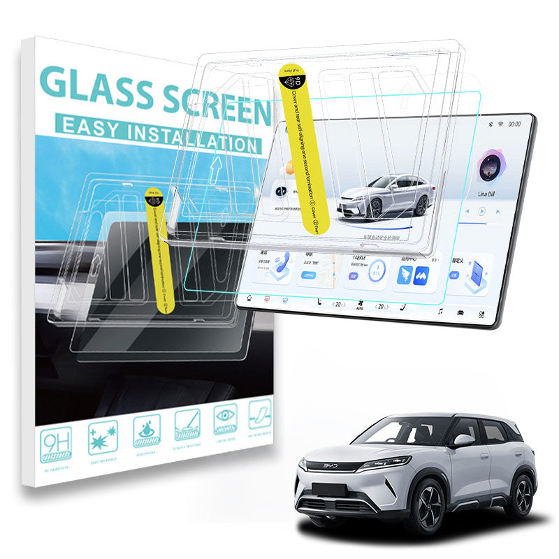 12.8" HD Dust-Free Tempered Glass Screen Protector For BYD ATTO 2 Premium (2025-2026)