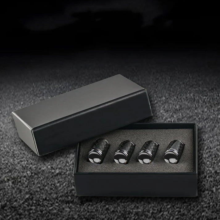 Carbon Fibre Tyre Valve Stem Caps
