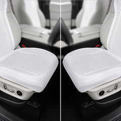 Nappa Leather Car Seat Cushion & Backrest Set
