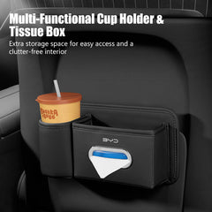 Back Seat Cup Holder & Tissue Storage for BYD (2023-2026)