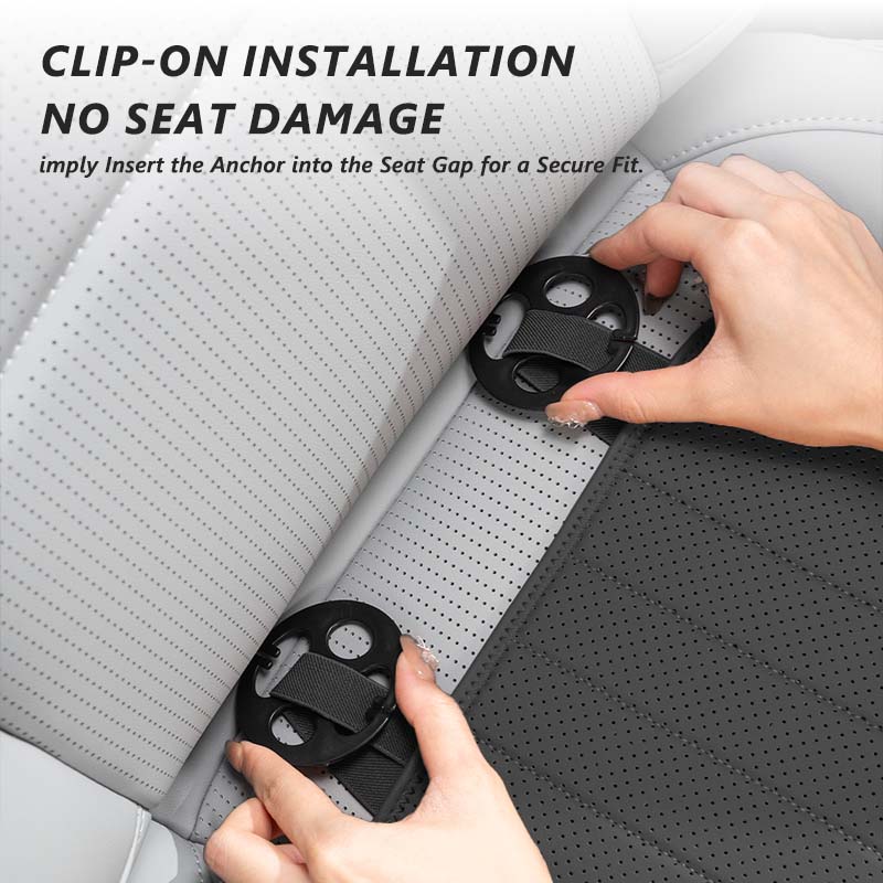 Nappa Leather Front Seat Leg Support Cushion