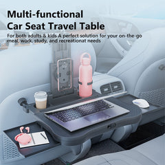 Multi-Functional Foldable Car Back Seat Tray Table