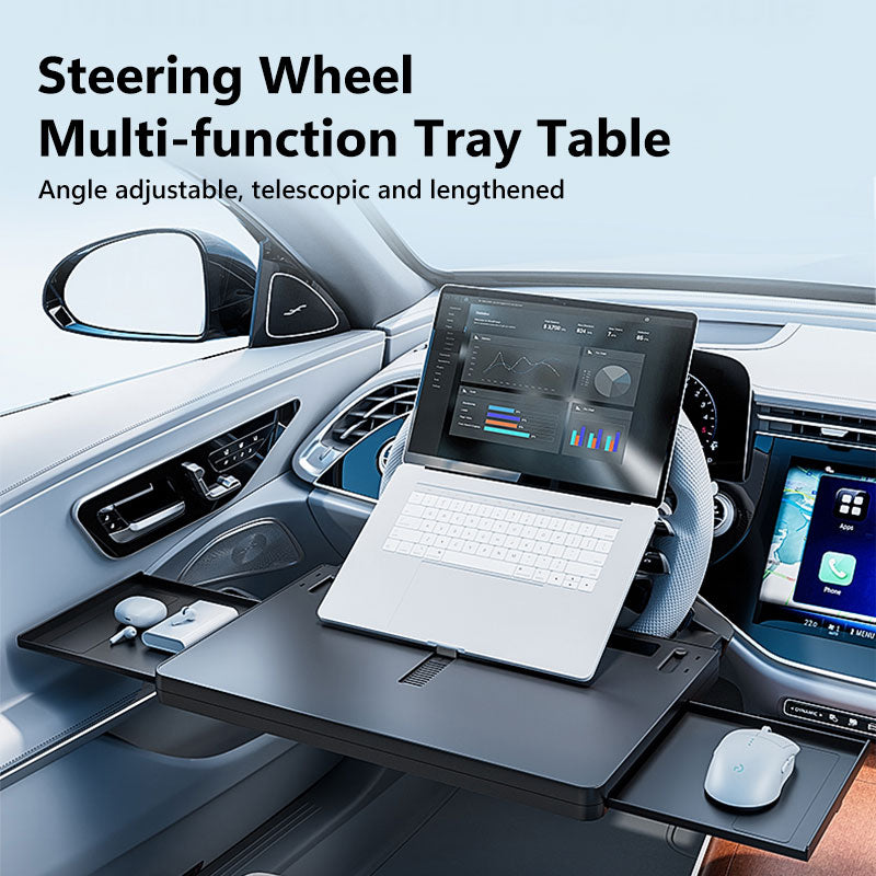 Multi-Functional Car Steering Wheel Tray Table