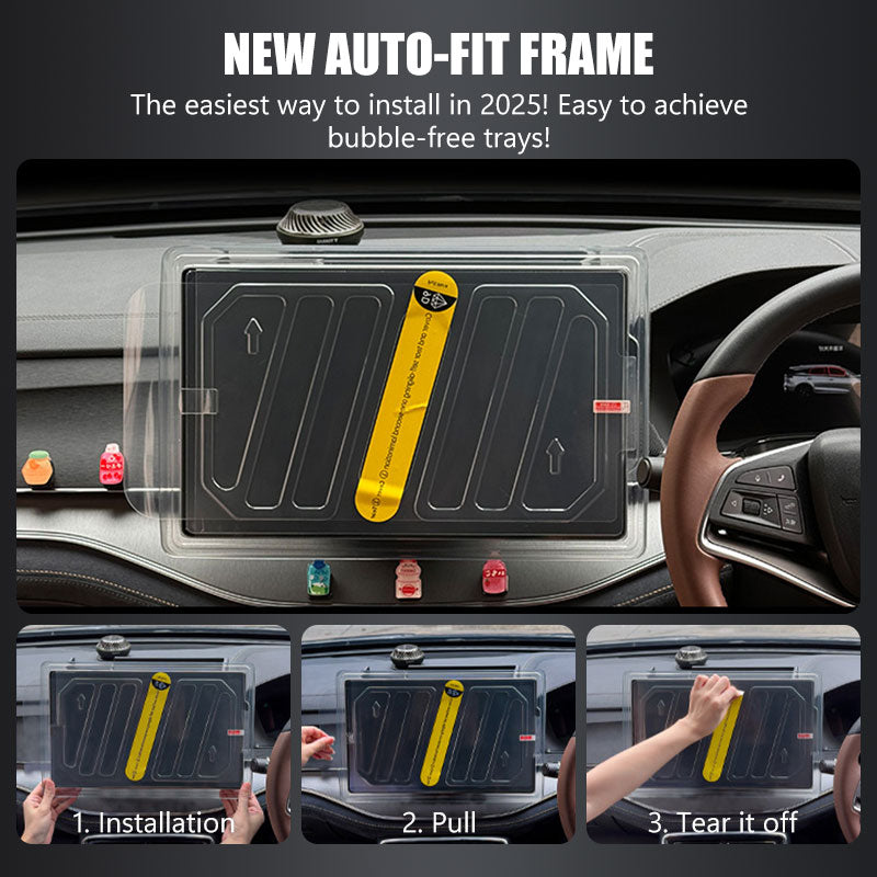 HD Dust-Free Installation Tempered Glass Screen Protector for BYD Sealion 7 (2024–2026)