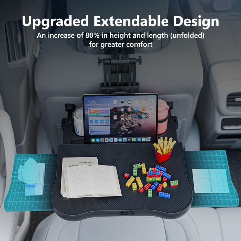 Multi-Functional Foldable Car Back Seat Tray Table