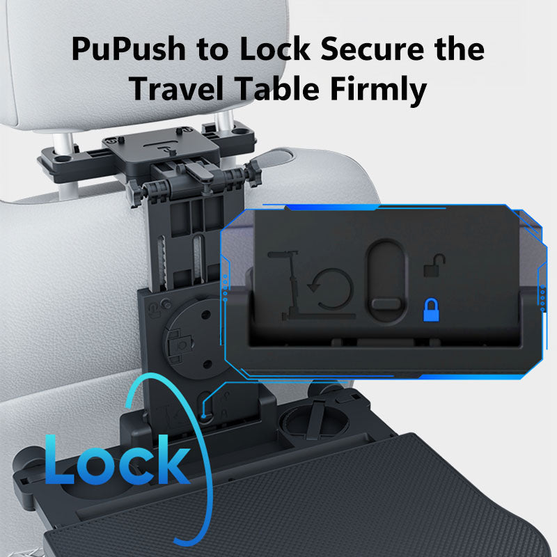 Multi-Functional Foldable Car Back Seat Tray Table