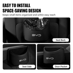 Multi-Purpose Car Trash Bin for BYD (2023–2026)
