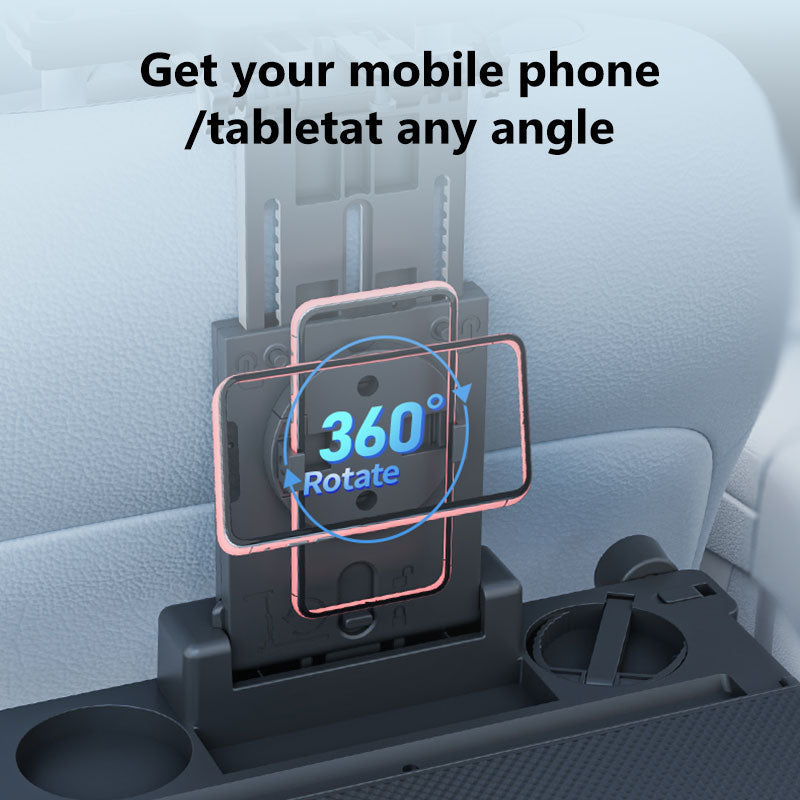 Multi-Functional Foldable Car Back Seat Tray Table