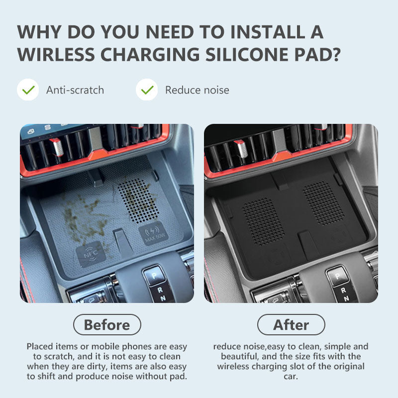 Central Control Wireless Charging Silicone Pad For BYD Shark 6 (2024-2026)