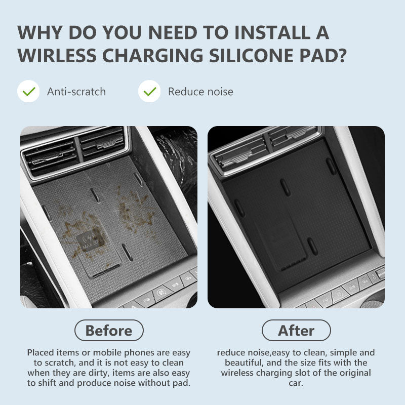 Central Control Wireless Charging Silicone Pad For BYD ATTO 2 (2025-2026)