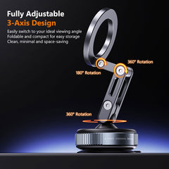 Rotatable Magnetic Dash Phone Holder