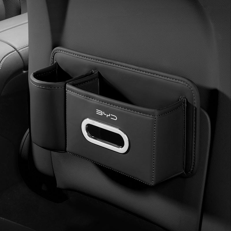 Back Seat Cup Holder & Tissue Storage for BYD (2023-2026)