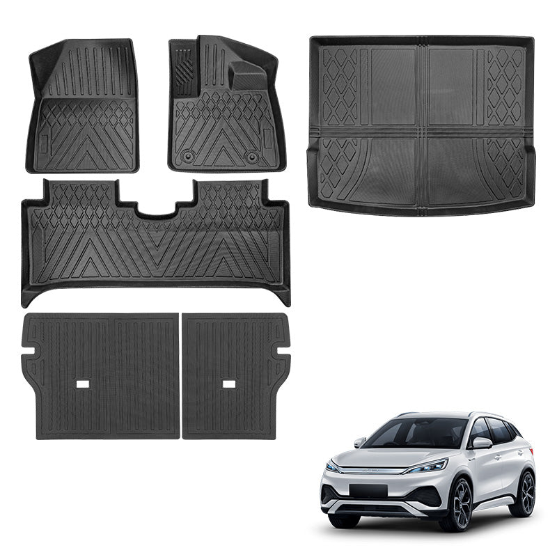 TPE Floor Mats & Liners Set For BYD ATTO 3 (2022-2026)