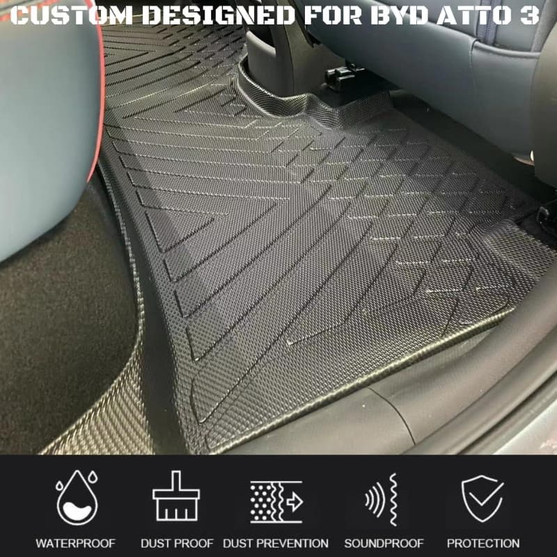 TPE Floor Mats For BYD ATTO 3 (2022-2026)