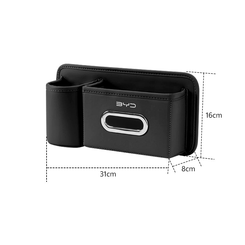 Back Seat Cup Holder & Tissue Storage for BYD (2023-2026)
